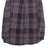 SOYACONCEPT Womens Printed Blouse Purple Collared Long Sleeve Plaid S
