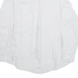 Womens Blouse Grey Collared Long Sleeve L