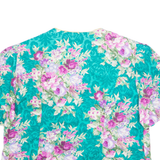 JESSICA HOWARD Womens Printed Shirt Green Floral M