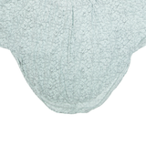 Womens Printed Top Blue Floral L