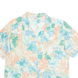 CRICKET LANE Womens Printed Blouse Blue Collared Floral L