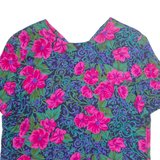 NORTON MCNAUGHTON Womens Printed Top Pink Fair Isle M