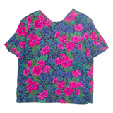 NORTON MCNAUGHTON Womens Printed Top Pink Fair Isle M