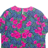 NORTON MCNAUGHTON Womens Printed Top Pink Fair Isle M