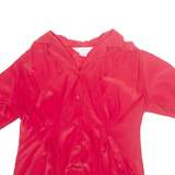 SUSAN HUTTEN Womens Blouse Red Collared M