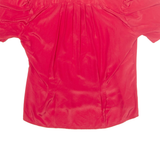 SUSAN HUTTEN Womens Blouse Red Collared M