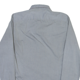 TED BAKER Mens Plain Shirt Grey Long Sleeve M
