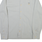 TED BAKER Mens Plain Shirt Grey Long Sleeve M