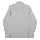 TED BAKER Mens Plain Shirt Grey Long Sleeve M