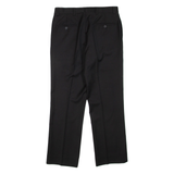 TOMMY HILFIGER Womens Trousers Black Regular Straight Wool W32 L27