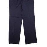 LANDS END Womens Trousers Blue Regular Straight W32 L33