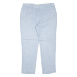 WHISTLES Womens Trousers Blue Regular Tapered W30 L27