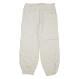 Womens Trousers Beige Regular Tapered Linen W32 L30