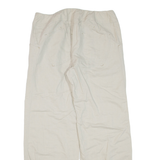 Womens Trousers Beige Regular Tapered Linen W32 L30