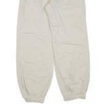 Womens Trousers Beige Regular Tapered Linen W32 L30