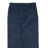 DUNLOP Mens Trousers Blue Regular Straight W34 L27