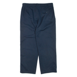 DUNLOP Mens Trousers Blue Regular Straight W34 L27