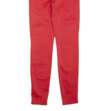 7 FOR ALL MANKIND Womens Trousers Red Regular Skinny W28 L29