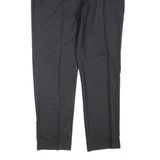 THEORY Mens Trousers Black Regular Tapered Wool W30 L28