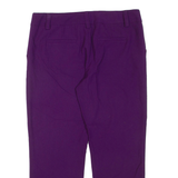 ALICE & OLIVIA Womens Trousers Purple Regular Tapered W34 L26