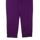 ALICE & OLIVIA Womens Trousers Purple Regular Tapered W34 L26