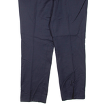 BOSS HUGO BOSS Mens Trousers Blue Regular Tapered Wool W36 L28