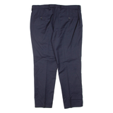 BOSS HUGO BOSS Mens Trousers Blue Regular Tapered Wool W36 L28