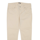 TOMMY HILFIGER Womens Trousers Beige Regular Skinny W32 L25