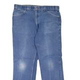 LEVI'S Mens Jeans Blue Regular Straight 90s Stone Wash W34 L29