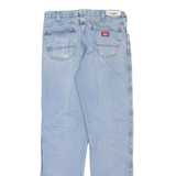 DICKIES Workwear Mens Jeans Blue Regular Tapered Stone Wash W32 L33