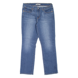 LEVI'S 414 Womens Jeans Blue Relaxed Straight Stone Wash W29 L30