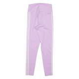ADIDAS Womens Leggings Purple Skinny S W22 L26