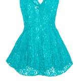 Womens Camisole Top Green V-Neck Sleeveless S