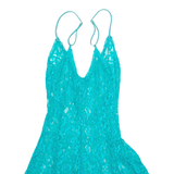 Womens Camisole Top Green V-Neck Sleeveless S