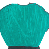 VIRGINIE Womens Blouse Green V-Neck Sleeveless M