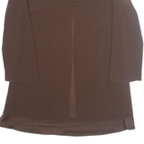JONES NEW YORK Womens Blouse Brown Long Sleeve L