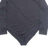 H&M Womens Bodysuit Blue Long Sleeve XL