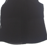 Womens Top Black Sleeveless Viscose M