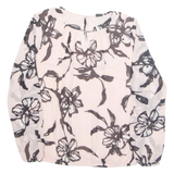 S.OLIVER Womens Printed Blouse Pink Long Sleeve Floral M