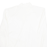Womens Blouse White Collared Long Sleeve L