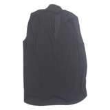 MANGO Womens Top Black V-Neck Sleeveless XS