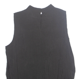 ZEBRA Womens Top Black Sleeveless XS