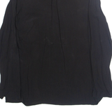 ESMARA Womens Blouse Black V-Neck Long Sleeve Viscose M