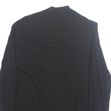 INES DE LA FRESSANGE Womens Printed Blouse Black Collared Viscose Floral S