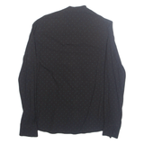 INES DE LA FRESSANGE Womens Printed Blouse Black Collared Viscose Floral S