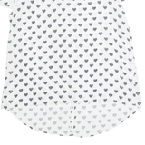 RINASCIMENTO Womens Printed Top White Sleeveless Crazy Pattern L