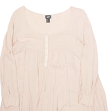 H&M Womens Blouse Pink Long Sleeve S