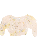 H&M Womens Printed Top Pink Floral M