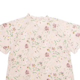 Womens Printed Blouse Pink Floral M