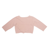 XIN YAN Womens Blouse Pink Long Sleeve S